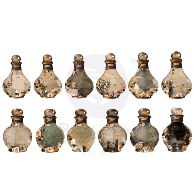 Prima - Made of Magic - Potion Bottle Tag Pad