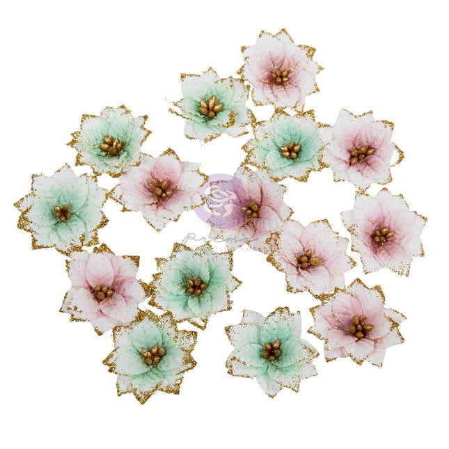 Prima - Christmas Blush Flowers - Snowy Morning
