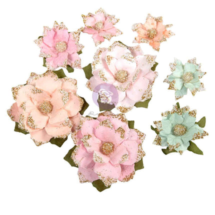 Prima - Christmas Blush Flowers - Warm & Cozy