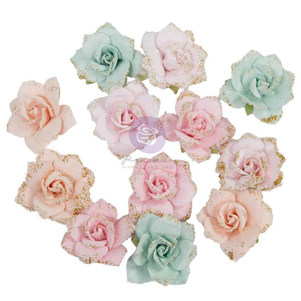 Prima - Christmas Blush Flowers - Sparkling Holiday