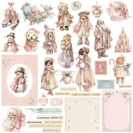 Prima - Christmas Blush Ephemera - Cozy Christmas
