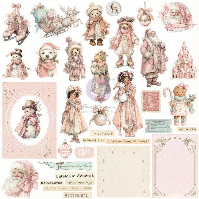 Prima - Christmas Blush Ephemera - Cozy Christmas