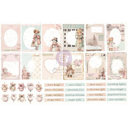 Prima - Christmas Blush Ephemera - Frosty Frames