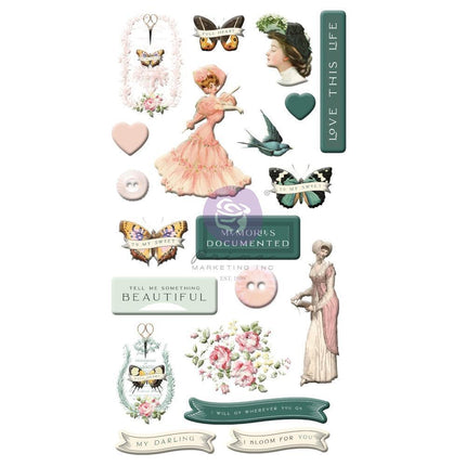 Prima - My Sweet - Puffy Stickers