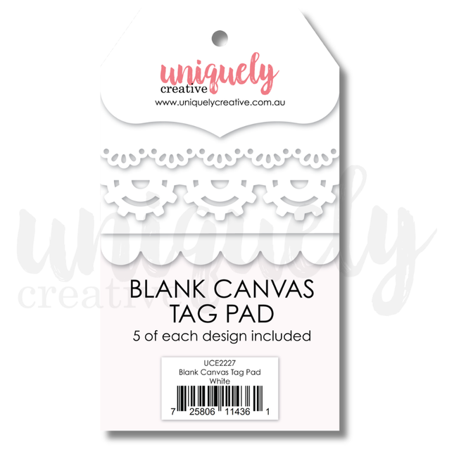 Uniquely Creative - Blank Canvas Tag Pad - Kraft
