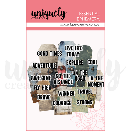 Uniquely Creative - Grunge Tags & Titles - Ephemera