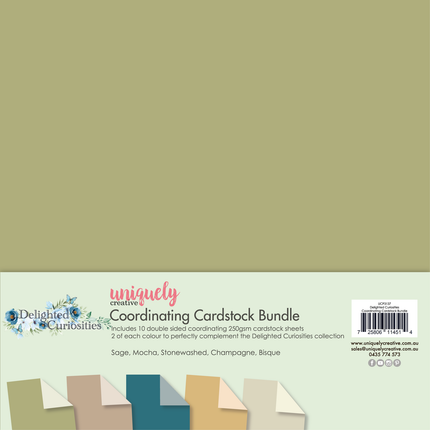 Uniquely Creative - Dekighted Curiosities Coordinating Cardstock Bundle
