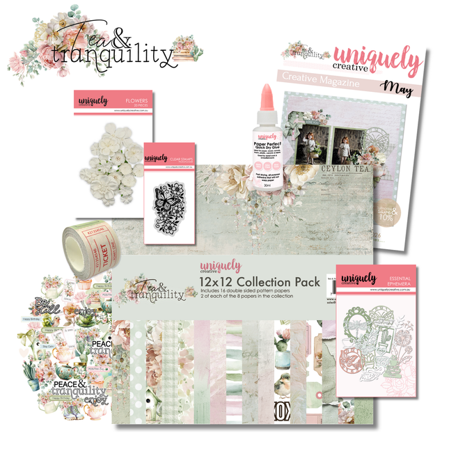 Uniquely Creative - Tea & Tranquility - Creative Kit