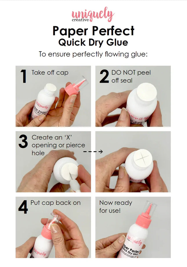 Uniquely Creative - Paper Perfect Quick Dry Glue 120ml