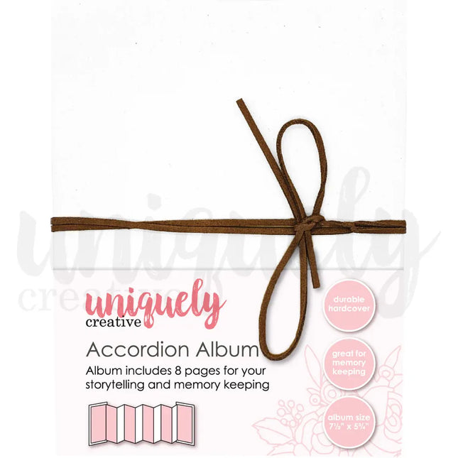 Uniquely Creative - Accordian Album - White