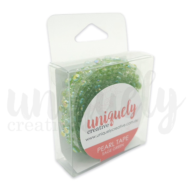 Uniquely Creative - Pearl Tape -Sage Green