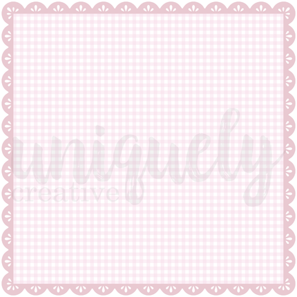 Uniquely Creative - Gingham Square Decorative Base Layer