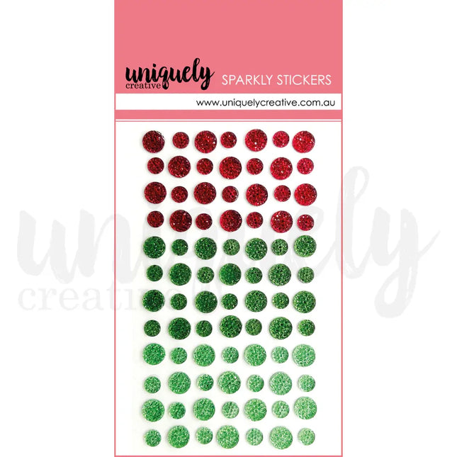 Uniquely Creative - Christmas - Sparkly Stickers