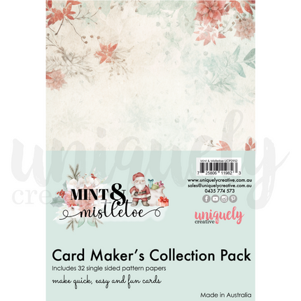 Uniquely Creative - Mint & Mistletoe - Card Makers Collection Pack A5