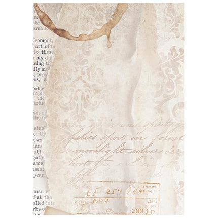 Stamperia - Quiet Days - Background Rice paper A6 8 sheets