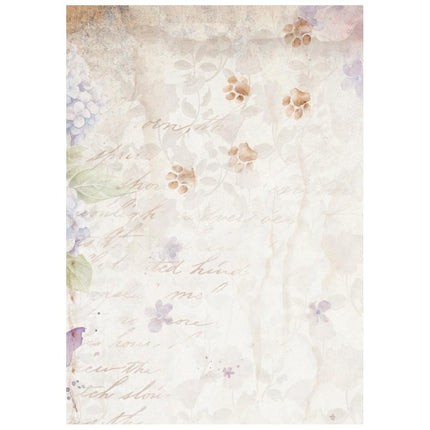 Stamperia - Quiet Days - Background Rice paper A6 8 sheets