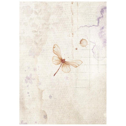 Stamperia - Quiet Days - Background Rice paper A6 8 sheets