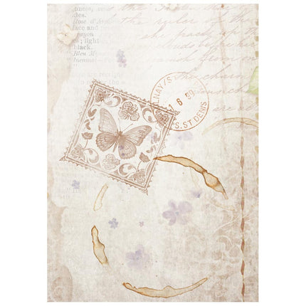 Stamperia - Quiet Days - Background Rice paper A6 8 sheets