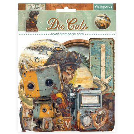 Stamperia - A New Beginning - Paper Pad and Die Cuts Bundle