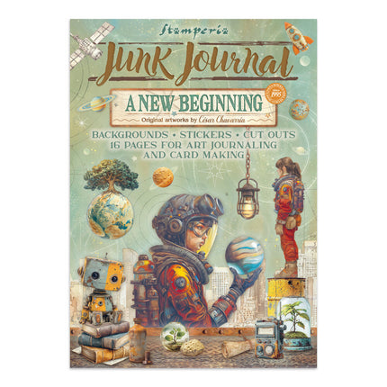 Stamperia - A New Beginning - Junk Journal & Rub On Kit Bundle