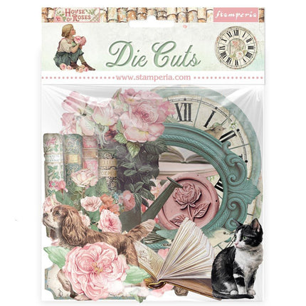 Stamperia - House of Roses - Junk Journal and Embellishment Bundle