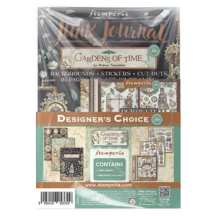 Stamperia - Gardens of Time - Junk Journal & Rub On Kit Bundle