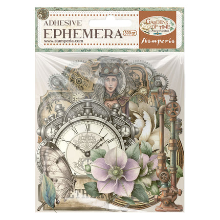 Stamperia - Gardens of Time - Scrapbooking Pad, Ephemera and Washi Pad Bundle