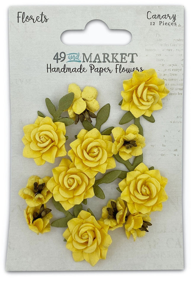 49 and Market - Florets Paper Flowers – Canary