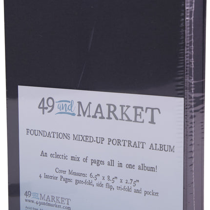 49 and Market - Foundations Mixed Up Portrait Album - Black