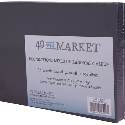 49 and Market - Foundations Mixed Up Landscape Album - Black