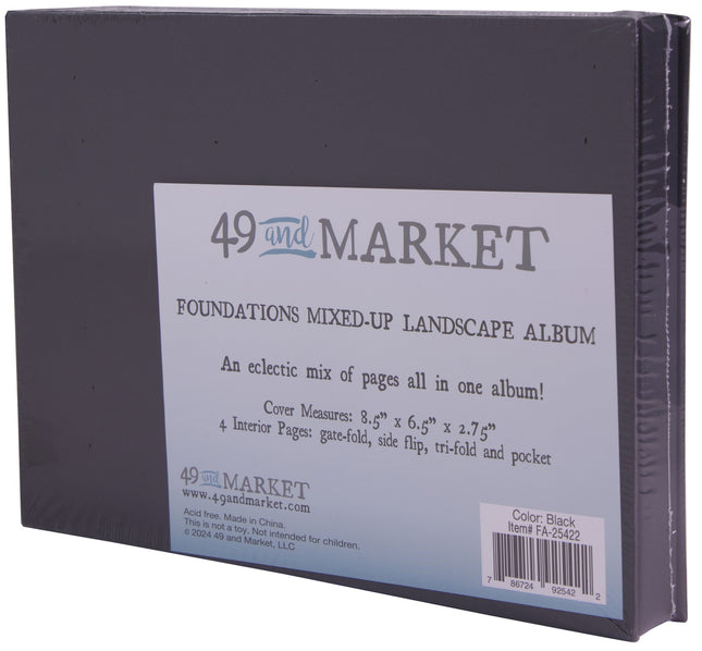 49 and Market - Foundations Mixed Up Landscape Album - Black