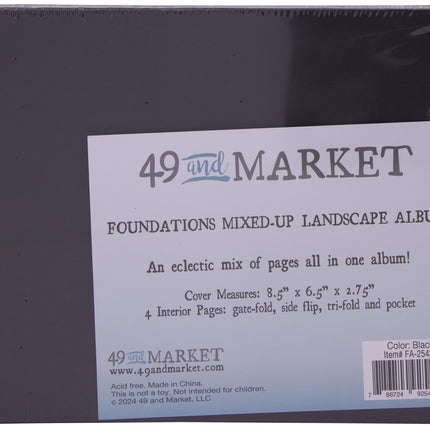 49 and Market - Foundations Mixed Up Landscape Album - Black