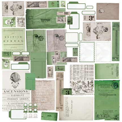 49 and Market - Color Swatch: Willow - Ephemera Stackers
