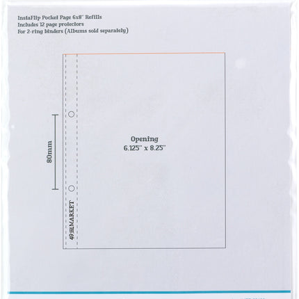 49 and Market - InstaFlip Pocket Page - 6"X8" Refills