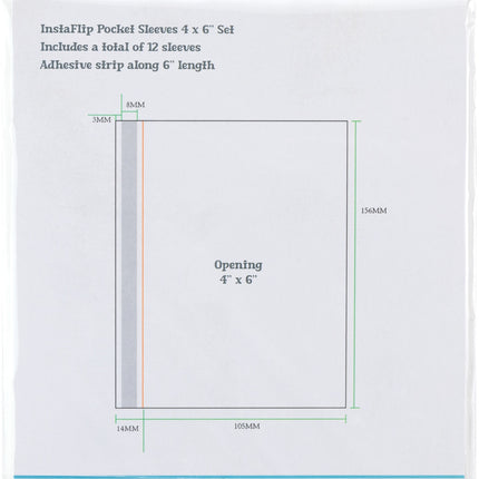 49 and Market - InstaFlip Sleeves - 4"X6"
