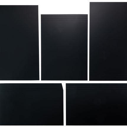 49 and Market - Create-An-Album Foundation Inserts 12"X12" - Black