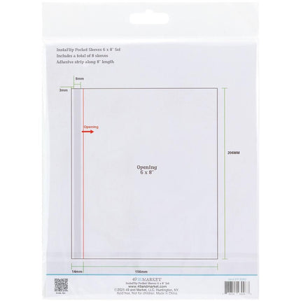 49 and Market - InstaFlip Sleeves - 6"X8"
