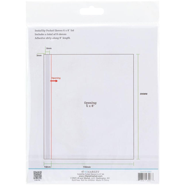 49 and Market - InstaFlip Sleeves - 6"X12"