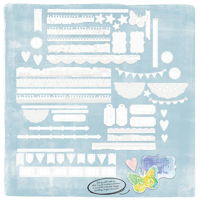 49 and Market - Vicki Boutin Irresistible - Die-Cut Borders