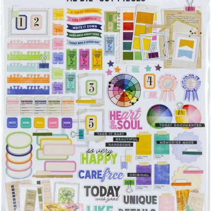 49 and Market - Artful Moments - Journaling Bits Set