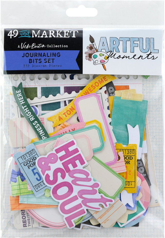 49 and Market - Artful Moments - Journaling Bits Set
