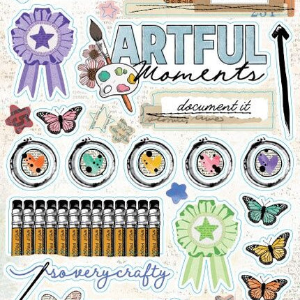 49 and Market - Artful Moments - Cardstock Stickers