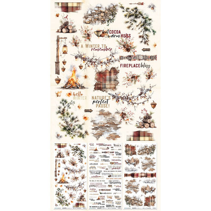 49 and Market - Timber & Tweed - Blendable Rub-On Transfers