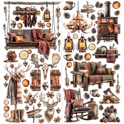 49 and Market - Timber & Tweed - Laser Cut Element Set