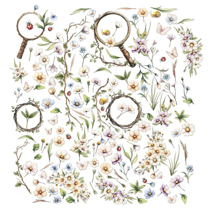 49 and Market - The Looking Glass - Laser Cut Wildflowers
