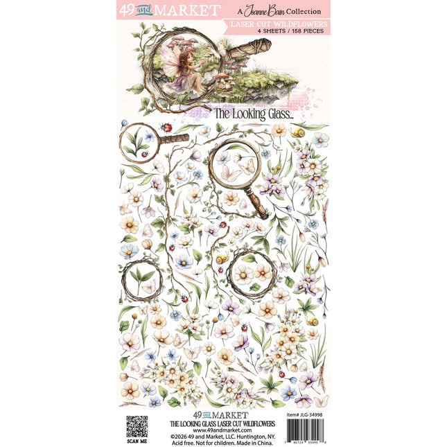 49 and Market - The Looking Glass - Laser Cut Wildflowers