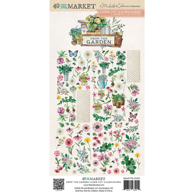 49 and Market - From the Garden - Laser Cut Wildflowers