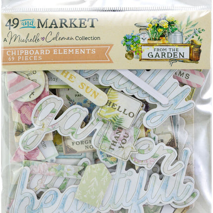 49 And Market - From the Garden – Chipboard Assortment
