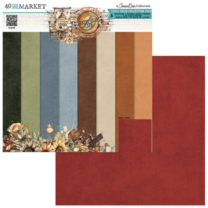 49 and Market - Country Heart Cafe - 12x12 Solids Collection Pack