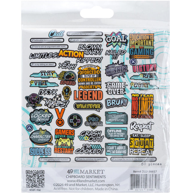 49 And Market - Level Up – Chipboard Sentiments